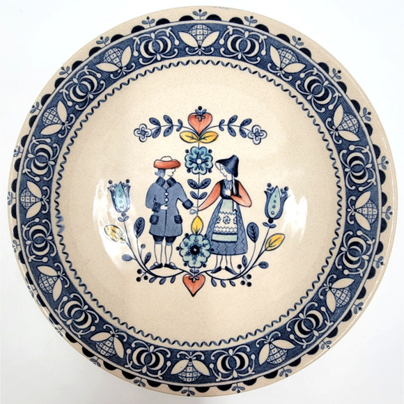 Johnson Brothers Hearts & Flowers Old Granite Salad Plates 8” England Set of 2 - Picture 6 of 7